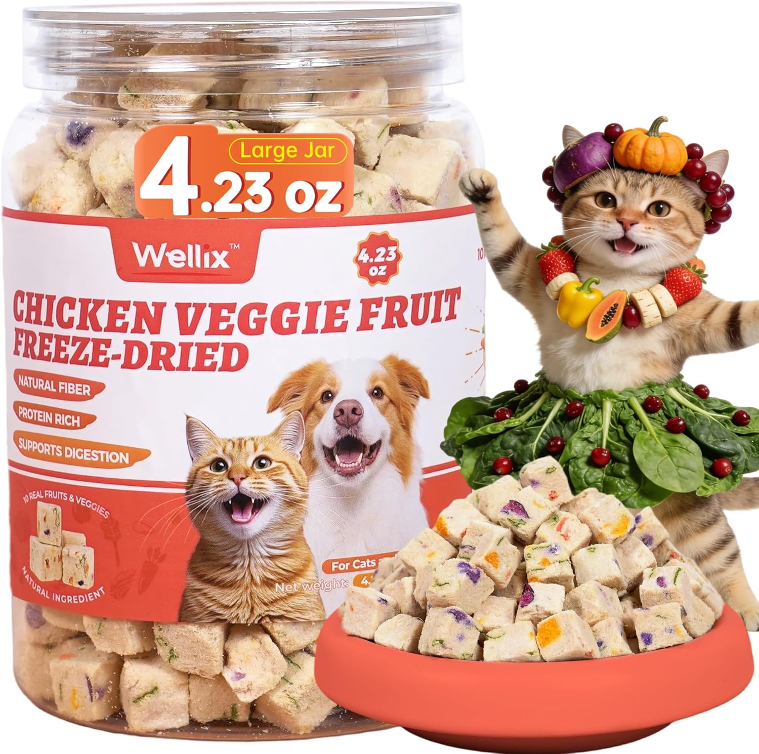 Wellix-Freeze-Dried-Chicken&Vegetables-Treats-for-Cats&Dogs---Healthy-Freeze-Dried-Cat-Treats-1222