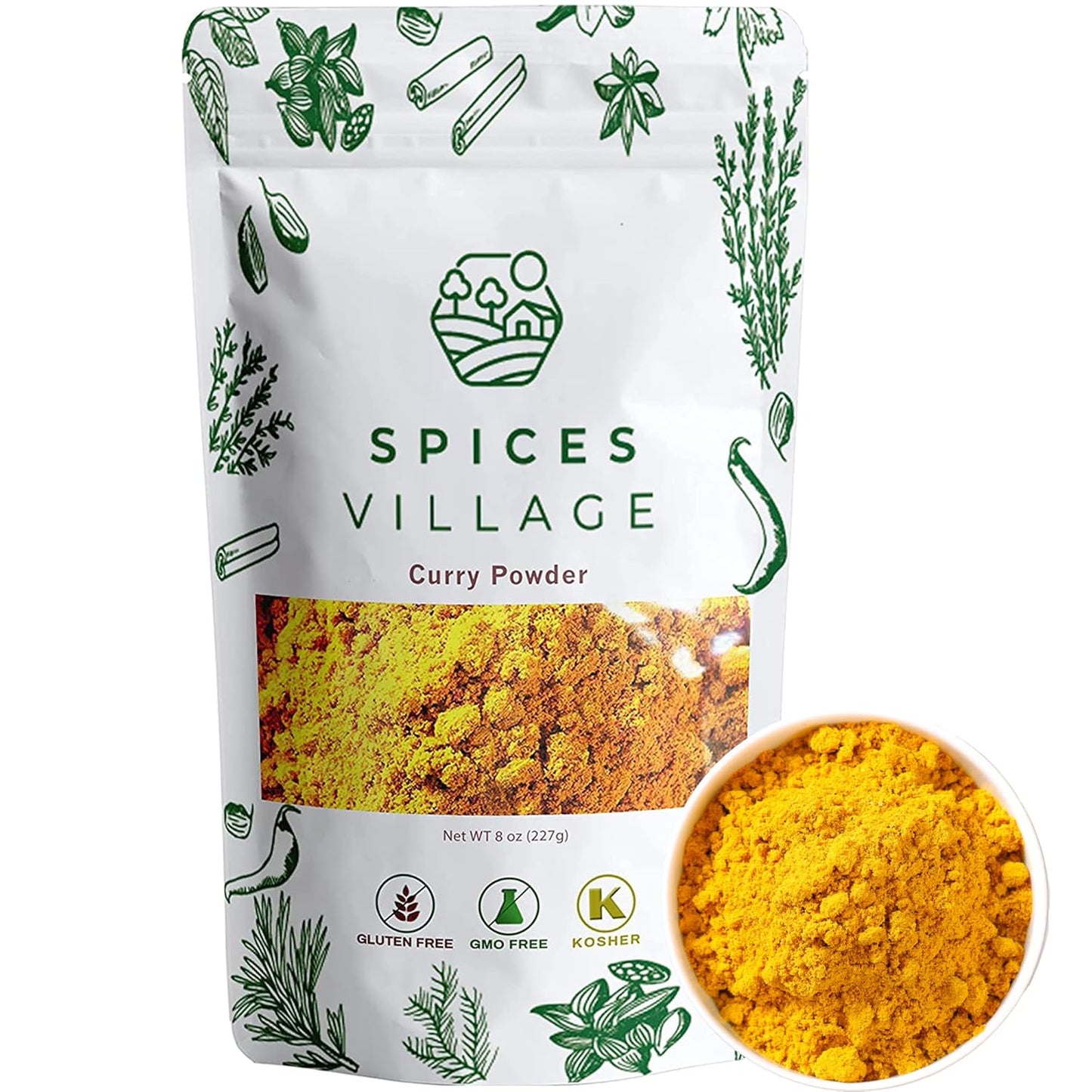 SPICES-VILLAGE-Polvo-de-curry-indio-amarillo,-especia-de-curry-cocinar,-1429