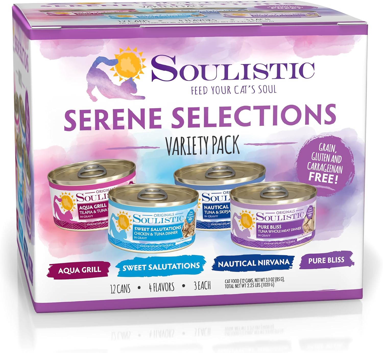Soulistic-Originals,-Serene-Selections-Variety-Pack,-3oz-Can,-Pack-of-12------828