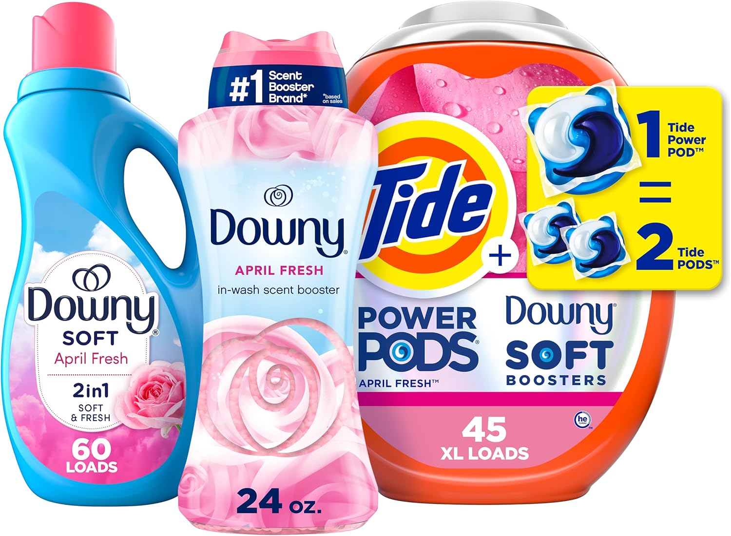 Tide-and-Downy-Ultimate-Clean-Bundle:-45ct-Power-Pods,-24oz-664