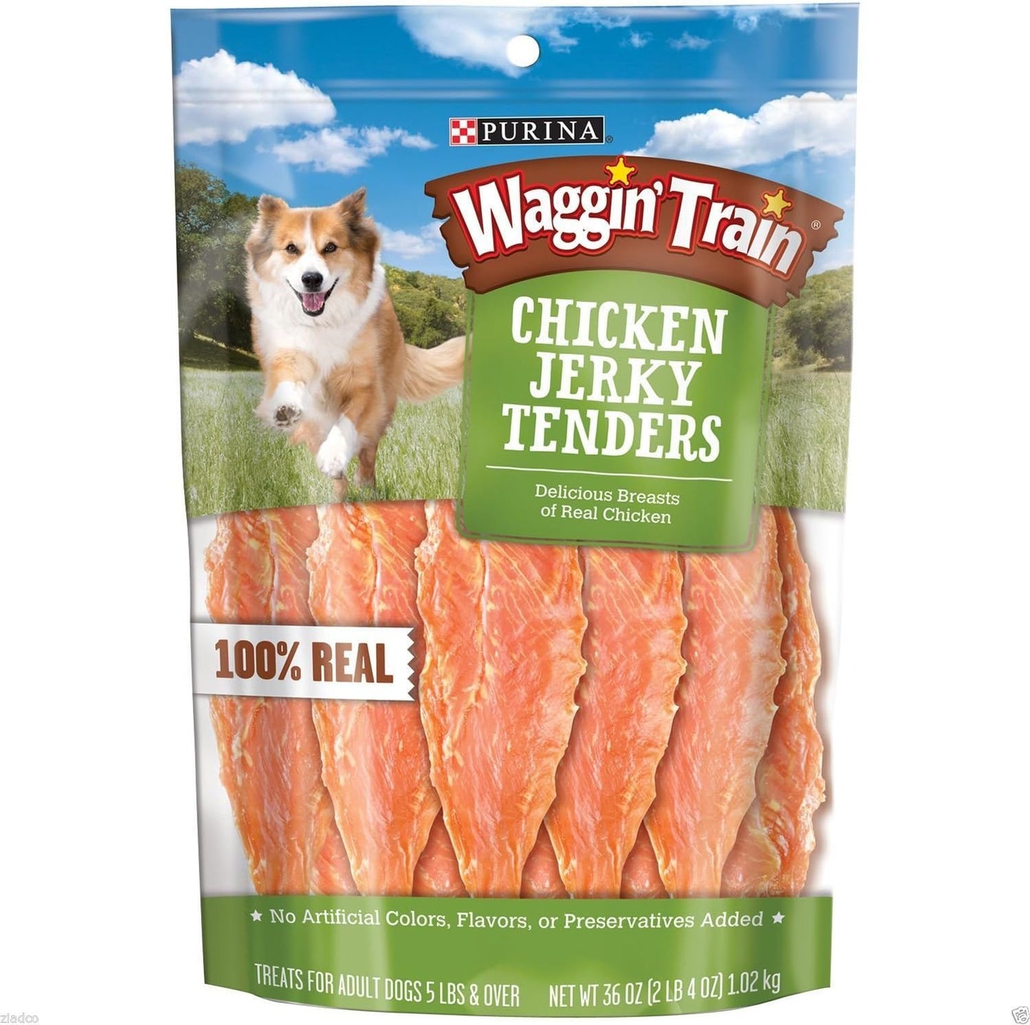 Waggin-Train-Chicken-Jerky-Dog-Treats,-36-oz.---------931