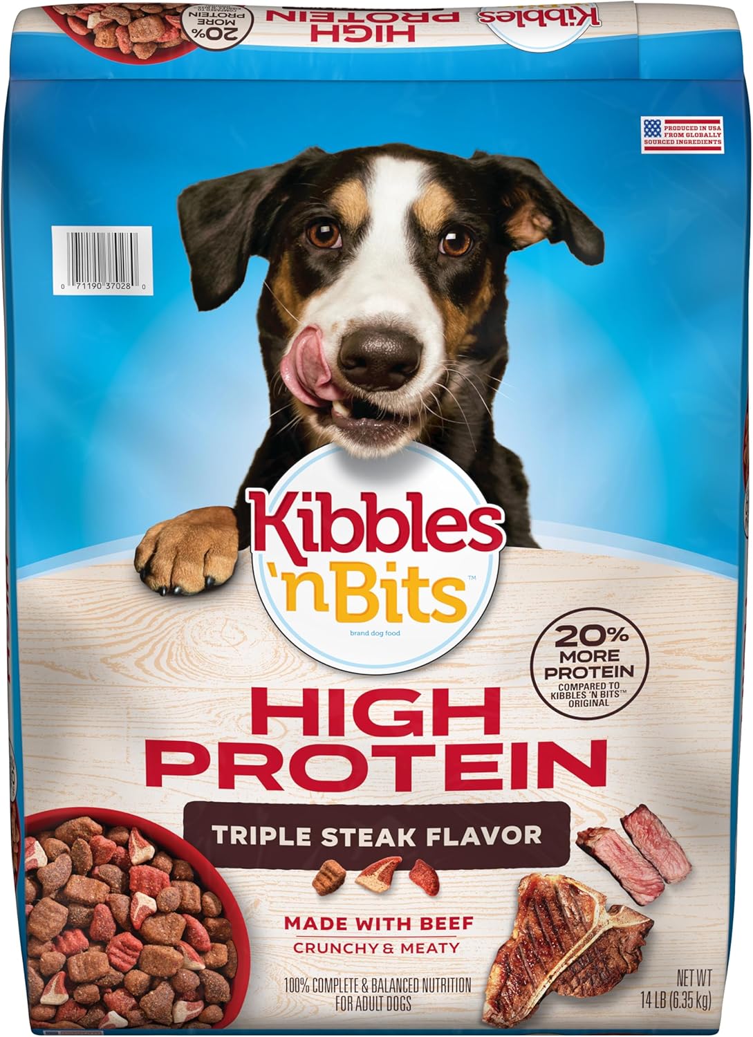 Kibbles-'n-Bits-Triple-Steak-Flavor-Dry-High-Protein-Dog-Food,-14-lb.-1815