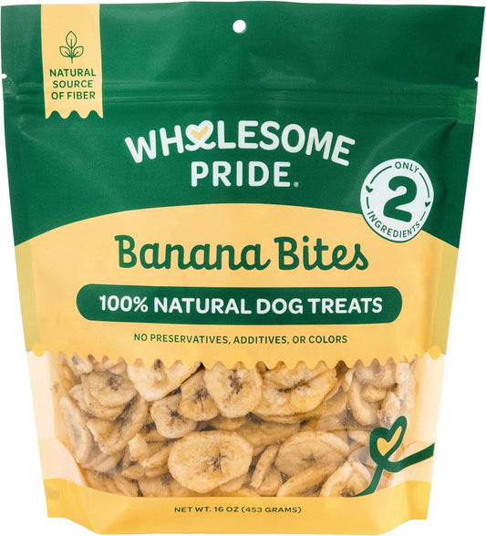 Wholesome-Pride-Banana-Bites-Dog-Treats-–-2-Ingredient-Banana-Chips-for-Grain-Free,-2420