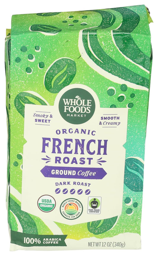 Whole-Foods-Market,-Organic-Ground-Coffee,-Dark-French-Roast,-Smoky-&-Sweet,-Smooth-2635