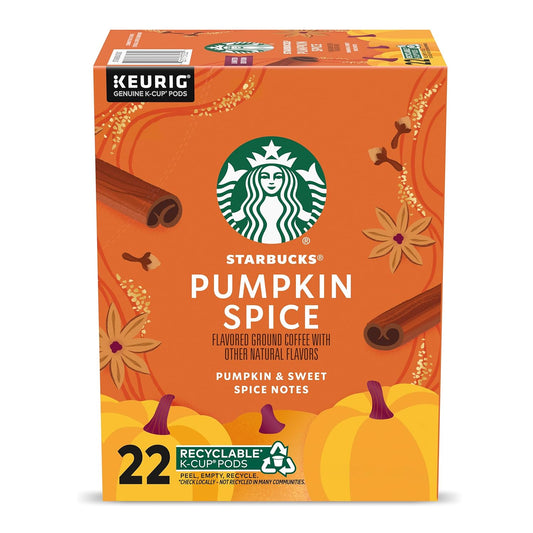 Starbucks-Cápsulas-de-café-K-Cup,-sabor-a-especias-de-calabaza-para-Keurig,3585