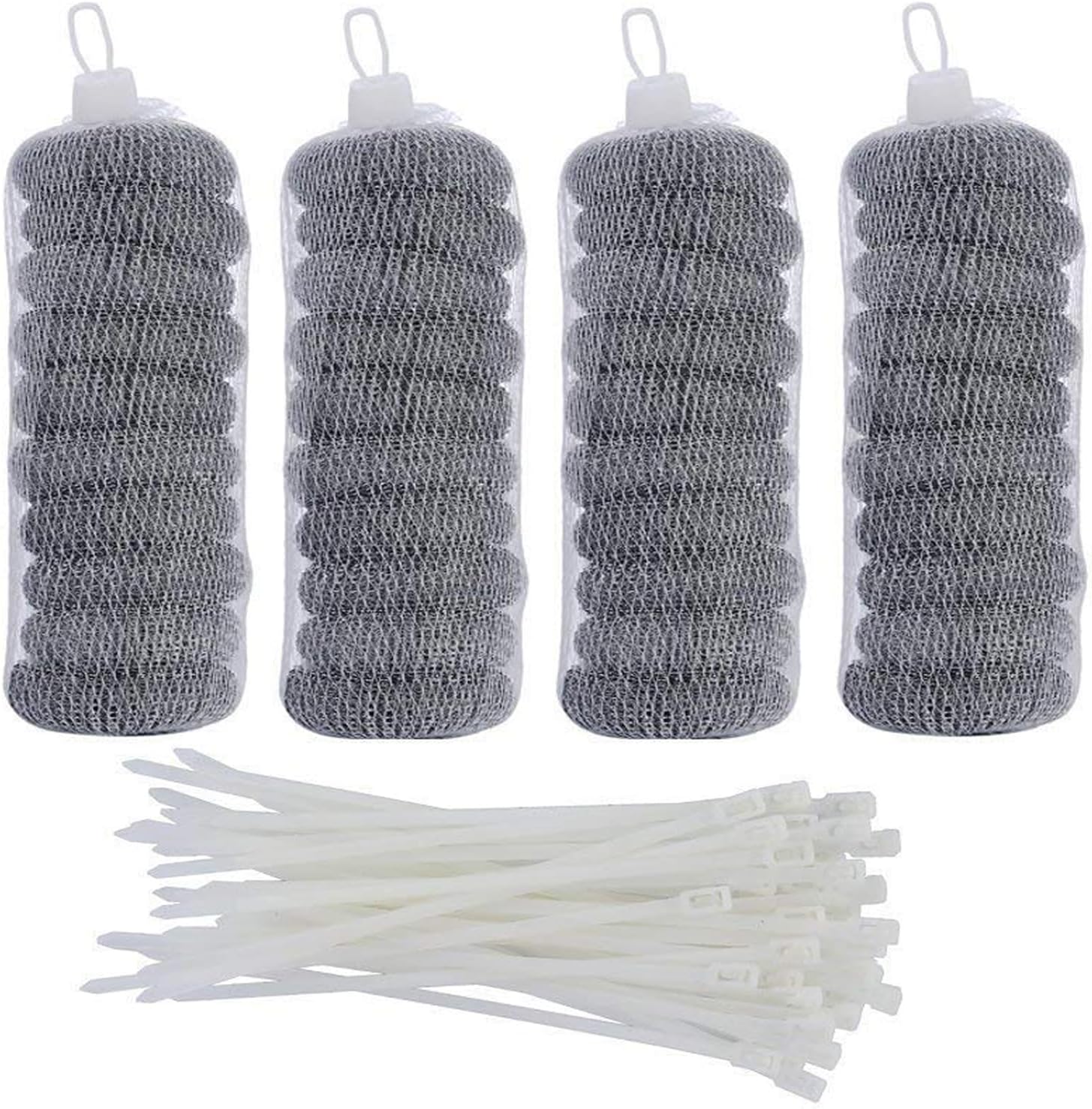 40-Pieces-Lint-Traps-Stainless-Steel-Washing-Machine-Lint-Snare-3829