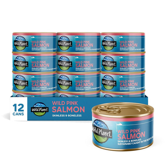 Wild-Planet,-Wild-Pink-Salmon,-Canned-Salmon,-Sustainably-Wild-Caught,-Non-GMO,-Kosher-6-Ounce,-534