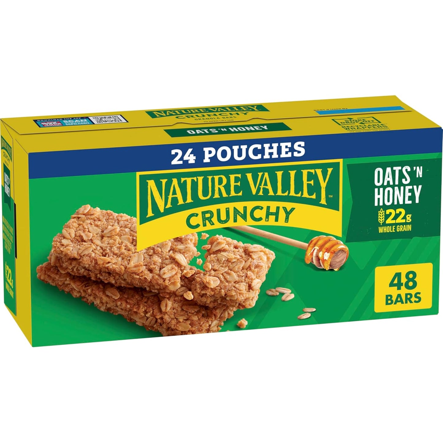 Nature-Valley-Crunchy-Granola-Bars,-Oats-&-Honey,-48-ct,-35.76--oz-|-Whole-Oats-1779