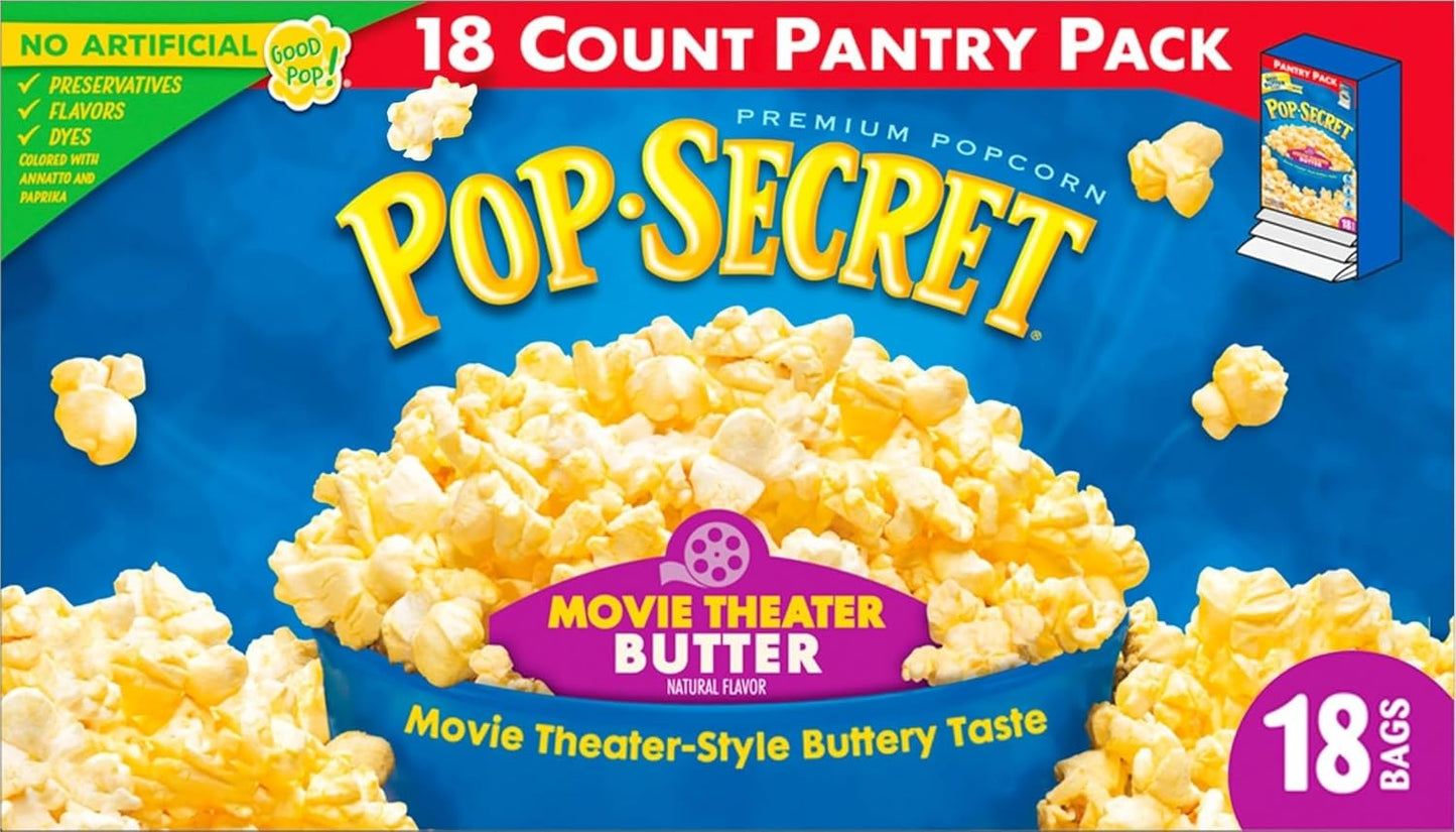 Pop-Secret-Popcorn,-Movie-Theater-Butter,-3-Ounce-Microwave-Bags,-18--Count-Box---1041