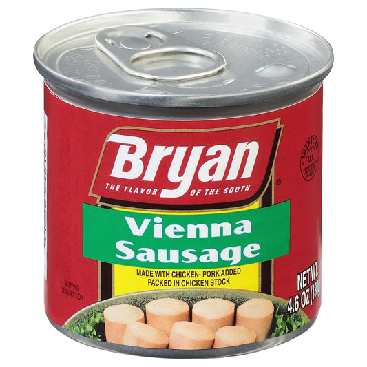 BRYAN-Vienna-Sausage,-4.6-Ounce-Pull-Top-Can-(Pack-of-1)-|-Canned-Meat-529