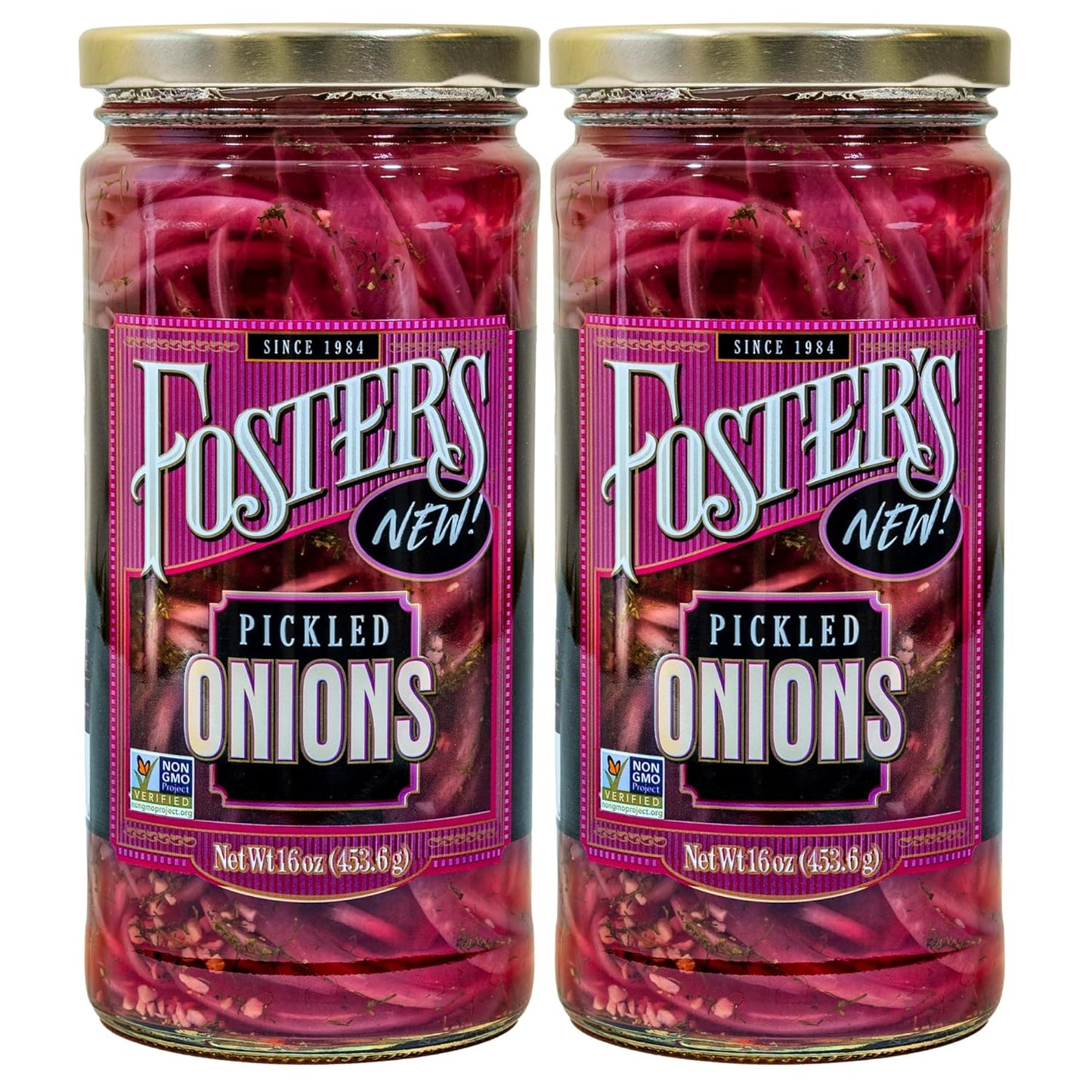 Foster's-Cebollas-rojas-en-escabeche-en-un-frasco,-16-820