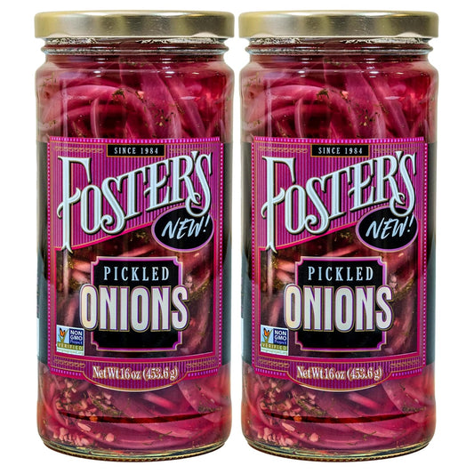 Foster's-Cebollas-rojas-en-escabeche-en-un-frasco,-16-820