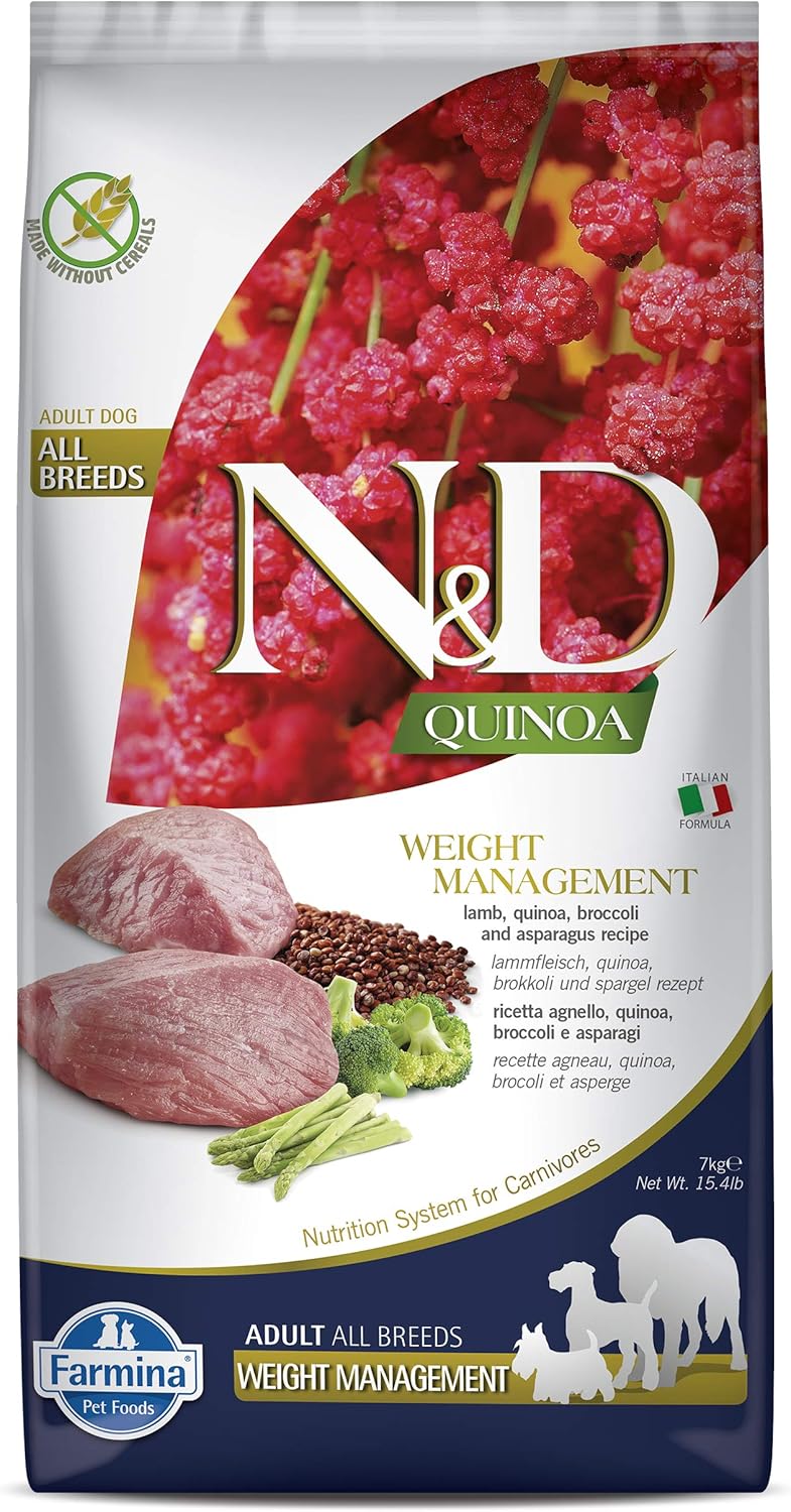 Farmina-N&D-Dog-Dry-Quinoa-Weight-Management-Lamb-15.4-Pounds-------784