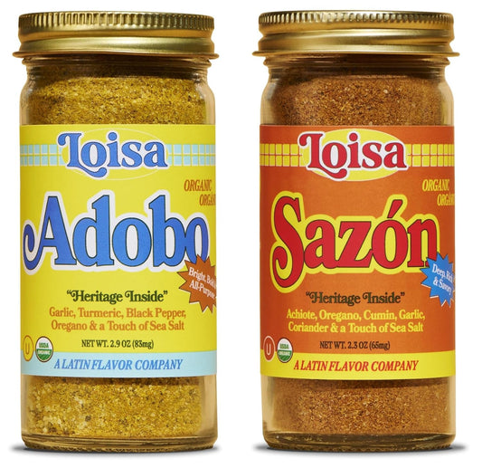 Loisa-Adobo-+-Sazon-Duo---USDA-Organic,-Non-GMO,-No-MSG,-No-Preservatives,-1928