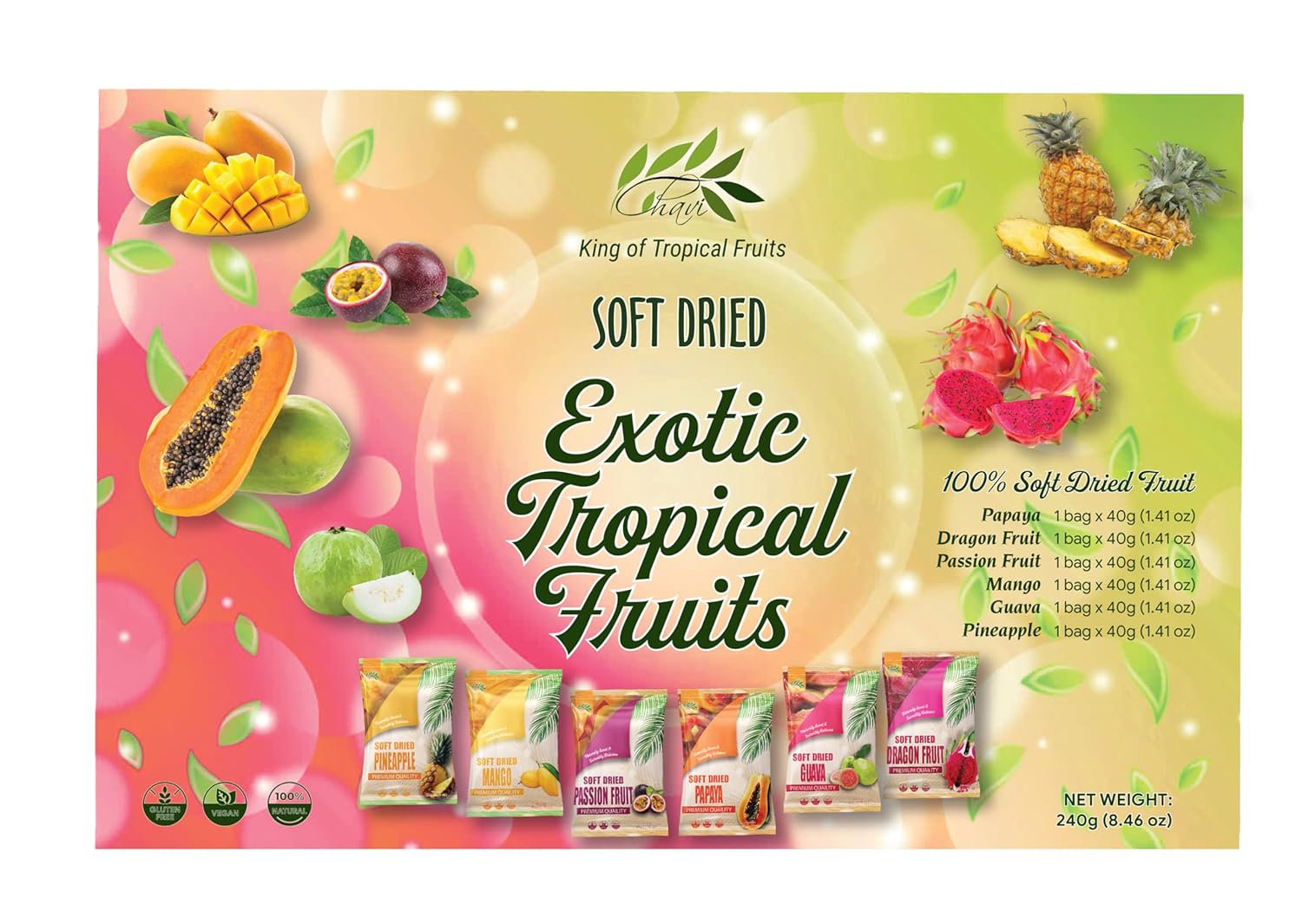 CHAVI-Soft-Dried-Exotic-Tropical-Fruits-|-Pack-of-12-|-Gift---or-356