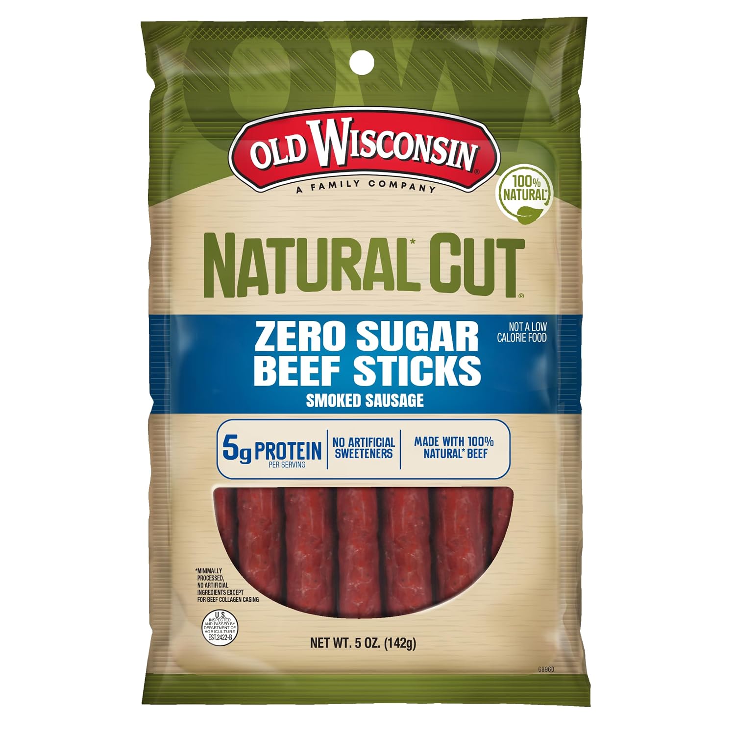 Old-Wisconsin-Natural-Cut-Beef-Sausage-Snack-Sticks,-Zero-Sugar,-Naturally--Smoked,-Ready-to-High-1825