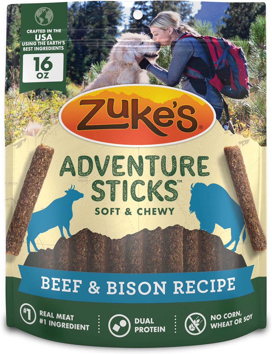 Zukes-Adventure-Sticks-Beef-and-Bison-Dog-Treats,-Natural-Dog-Treat---1175