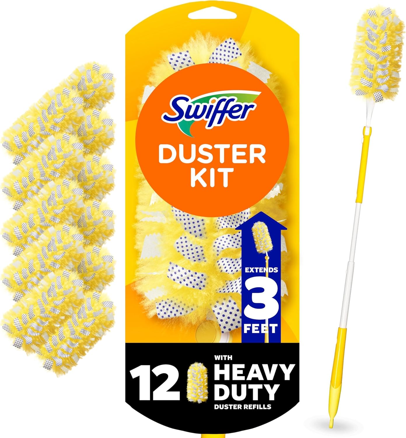 Swiffer-Duster-Kit-with-3-ft-Extendable-Handle,-Heavy-Duty-Dusting-Starter-Kit-with-12-2095
