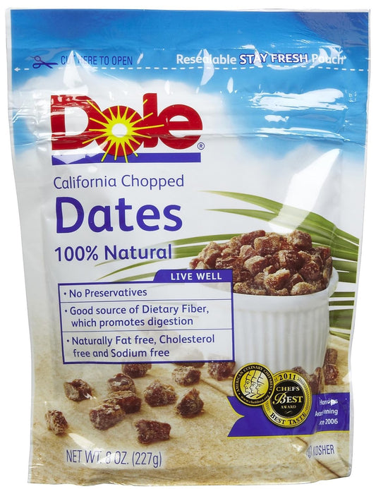 Dole-California-Chopped-Dates,-Dried-Fruit,-1867