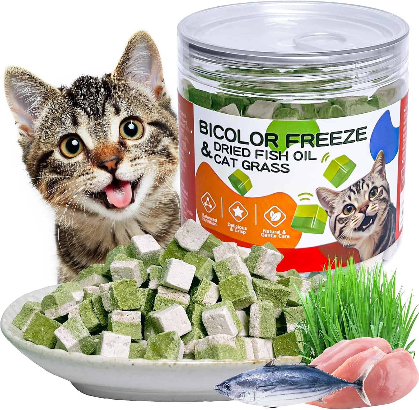 Freeze-Dried-Cat-Grass-Treats-with-Omega-3-Fish-Oil-Blend---Hairball-Control,-Skin-1471