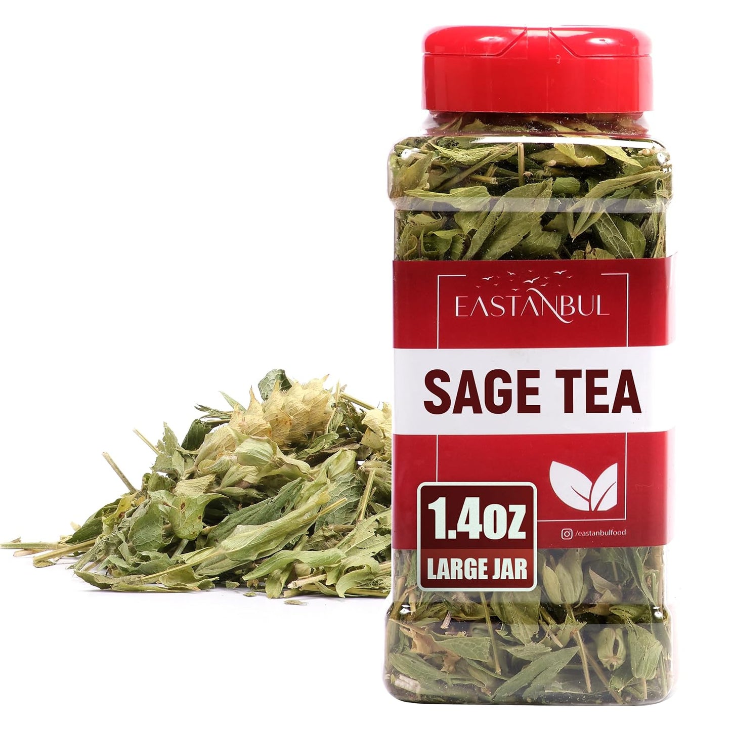 Eastanbul-Sage-Leaves,-1.41oz,-Dried-Sage-Leaf,-Salvia-Tea,-Loose-Leaf-Herbal-704