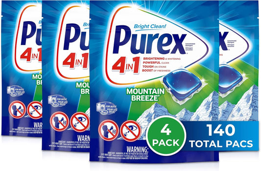 Purex-4-in-1-Laundry-Detergent-Pacs,-Mountain-Breeze,-35-Count,-Pack-1326