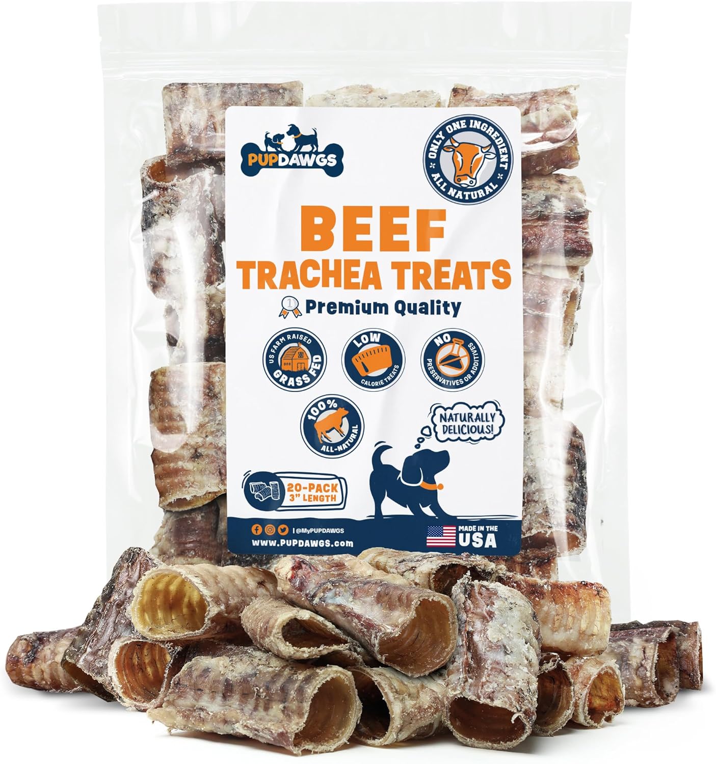 3"-Beef-Trachea-Dog-Training-Treats-|-Dental-448