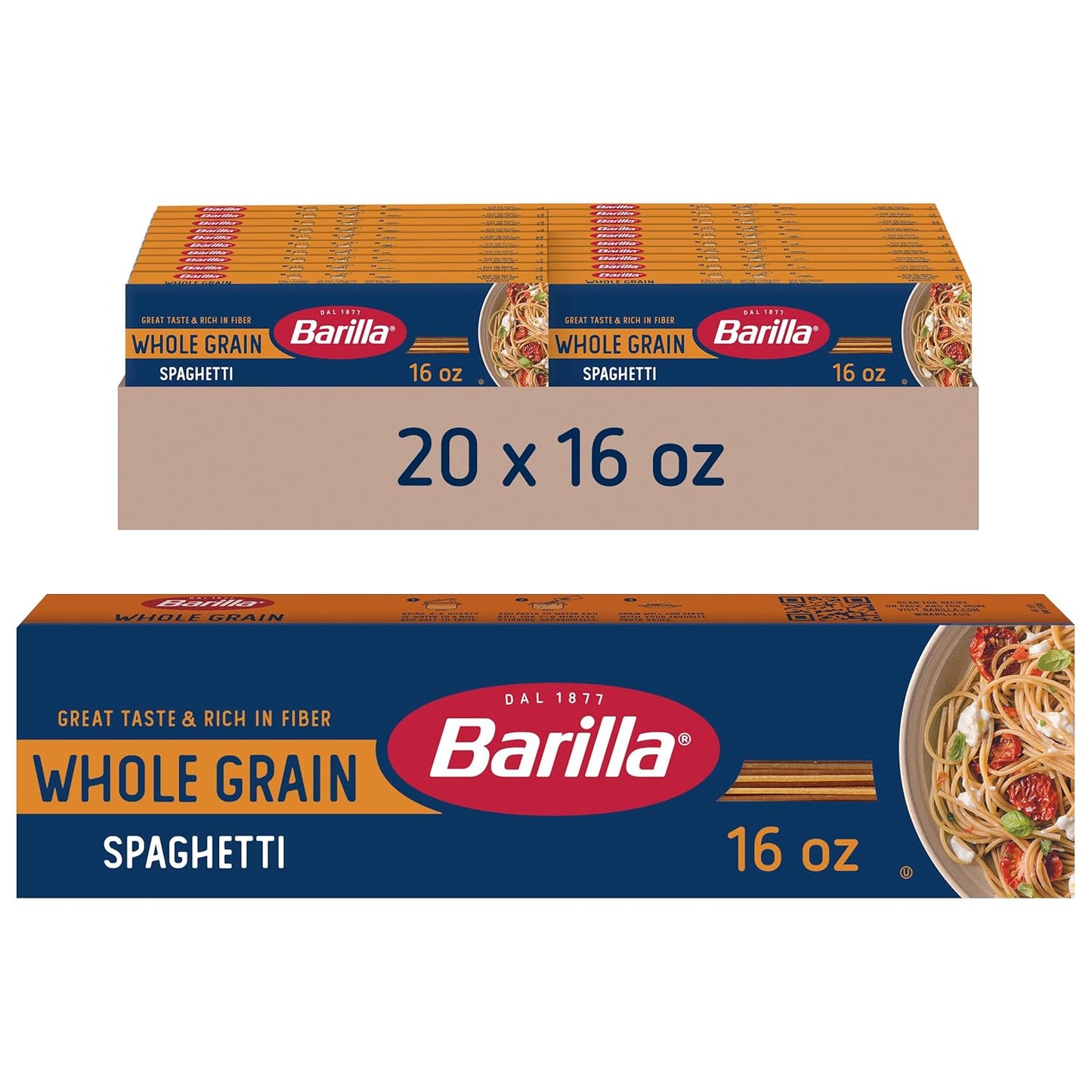 Barilla-Whole-Grain-Spaghetti-Pasta,-16-oz.-Box-(Pack-20)-787