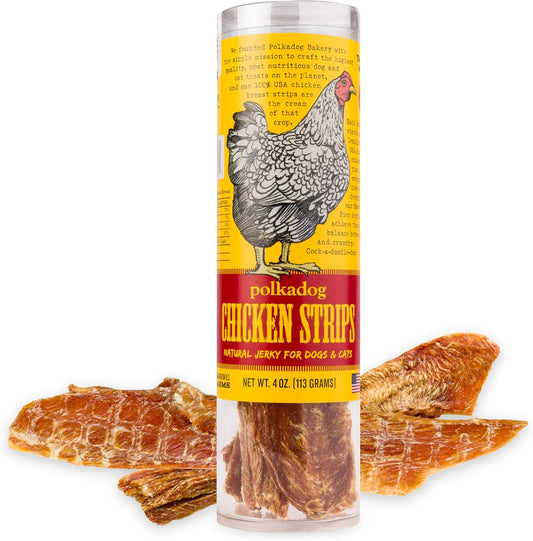 Polka-Dog-Bakery-Chicken-Strip-Jerky-Dog-Treat,-4-Ounce-------864