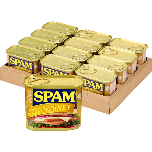 SPAM-Oven-Roasted-Turkey,-Canned-Meat,-12-oz-Can,-(12-Pack)-----709