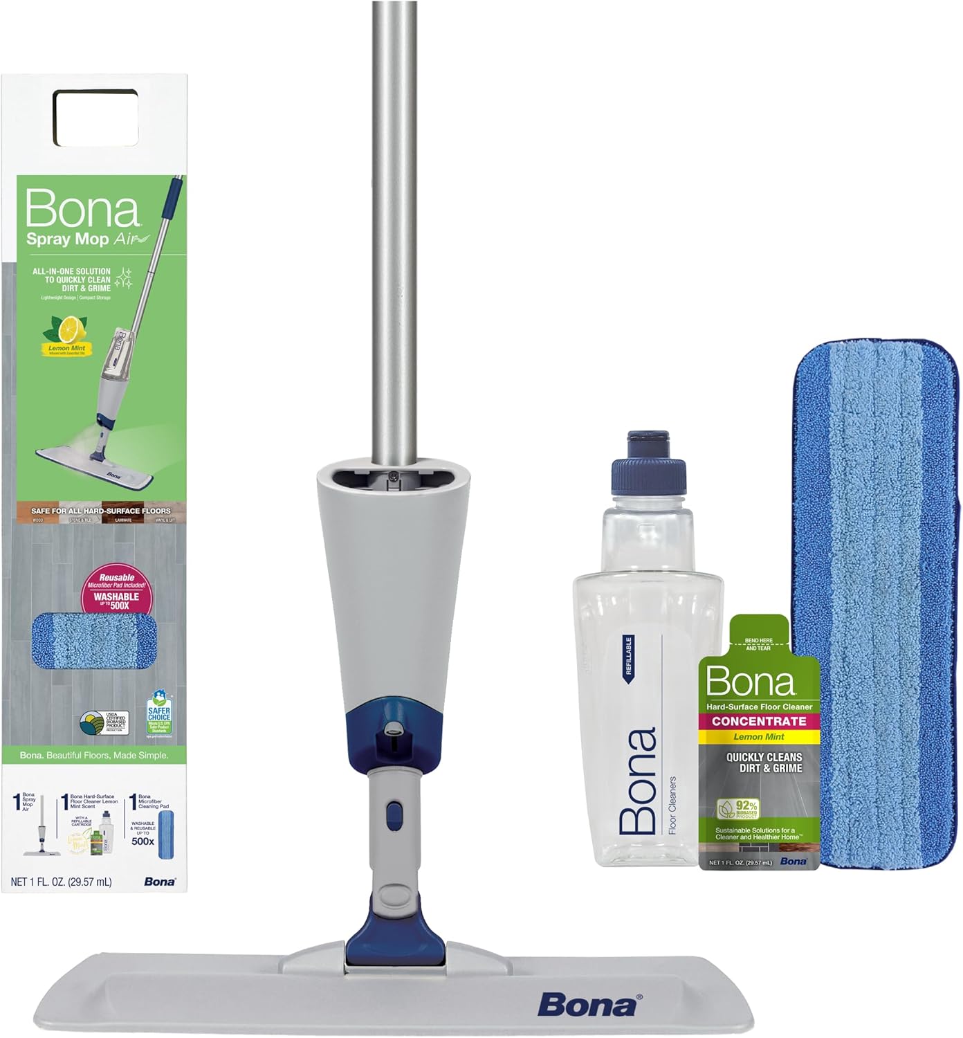 Bona-Spray-Mop-Air---Includes-Multi-Surface-Floor-Cleaner-Concentrate-and-Microfiber-Pad---Lemon-1273