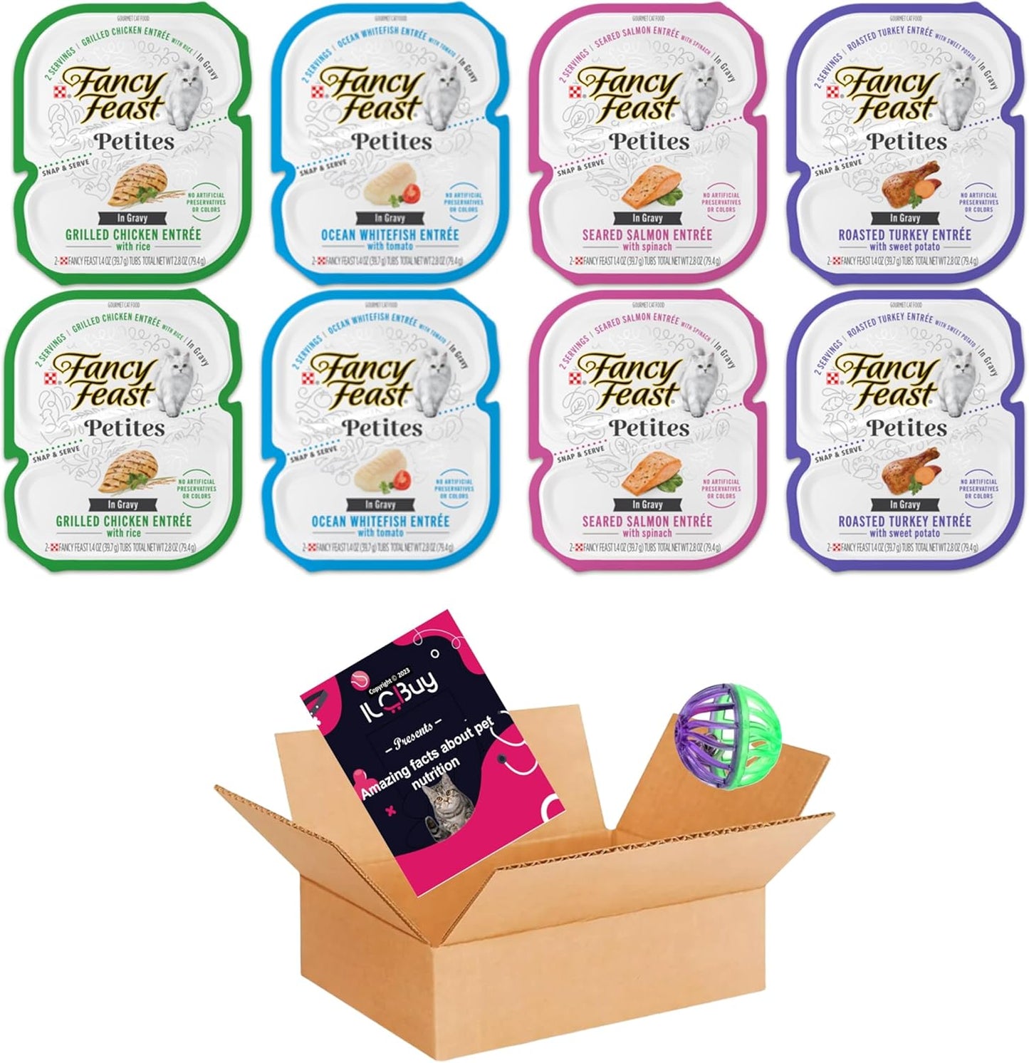 Fancy-Feast-Petite-Gravy-Variety,-4-Flavors,-2(Each);-927