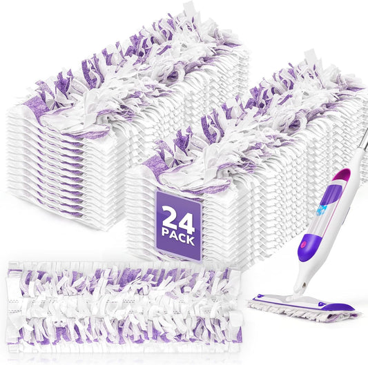 AIR-U+-24-Pack-Disposable-Power-Mop-Pads-Refills-for-Swiffer-Power-Mop,-Unscented-14-Layer-1708