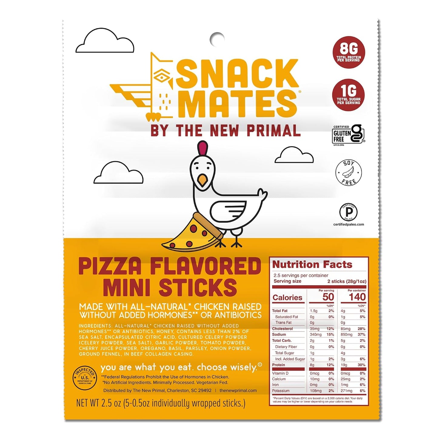 New-Primal-Snack-Mates-Pizza-Flavor-Chicken-Sticks,-2.5-OZ-------1233