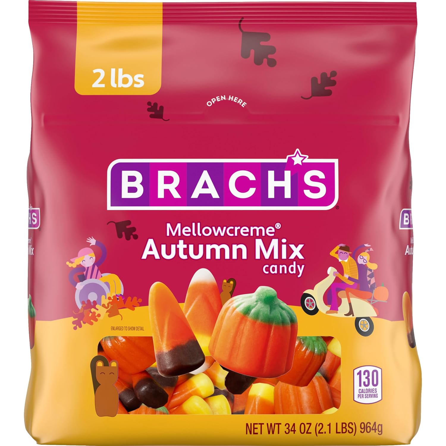 Brach's-Halloween-Autumn-Mix-Mellowcreme-Candy,-Fall-Treats,-2-lb-|--Autumn-mellowcreme-mix,-corn,-589