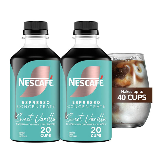 NESCAFÉ-Espresso-Concentrate-Sweet-Vanilla-Flavored,-Instant-Espresso-Coffee-Concentrate,-Cold-Brew-Style,-1388