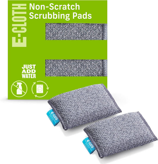 E-Cloth-2-Pack-Non-Scratch-Scrubbing-Pads,-Microfiber-Scrubber-and-Dish-Sponge,-22