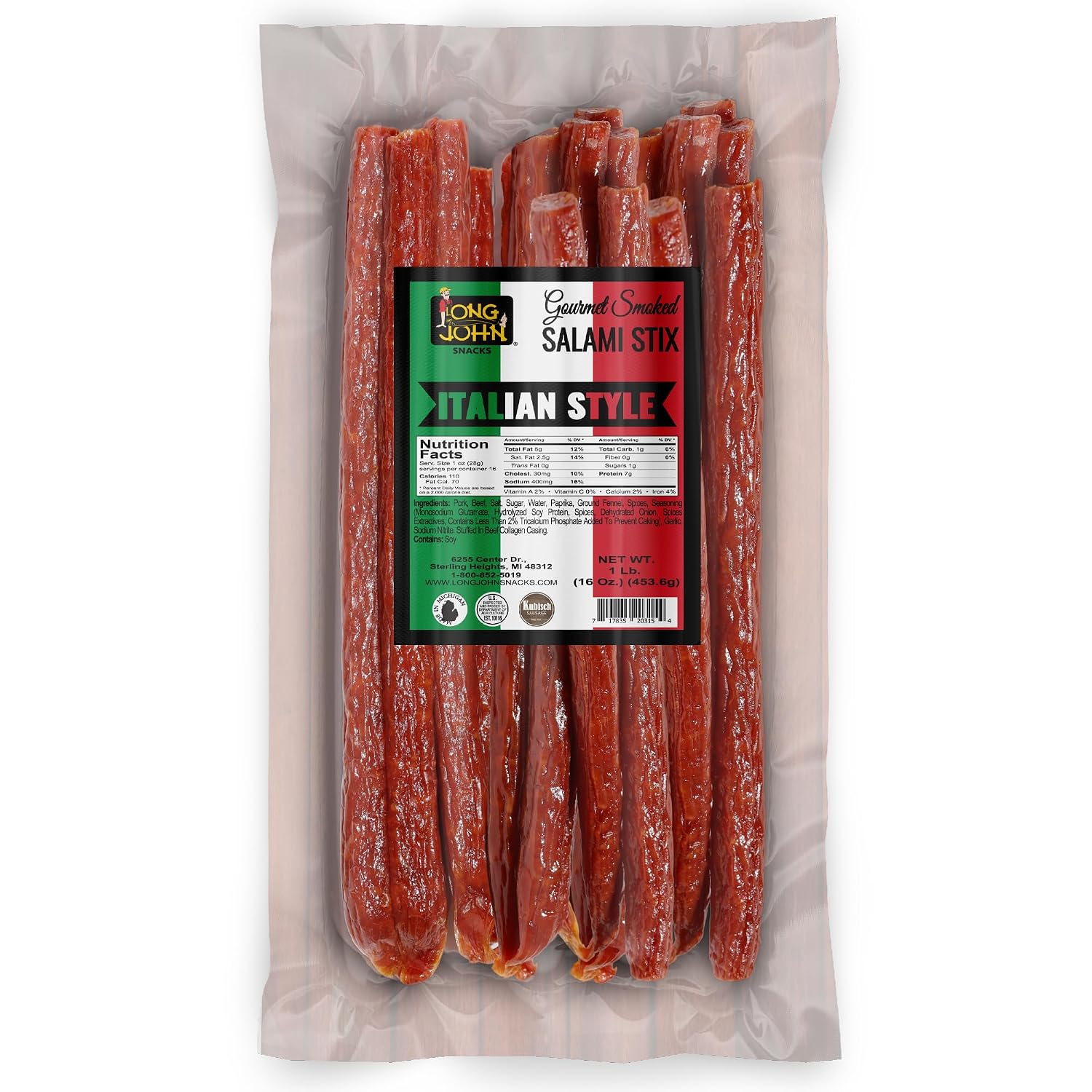 Long-John-Snacks-Dried-Salami-Sticks,-Italian,-16-Oz-|-High--Protein-Smoked-Meat-Bulk-1056