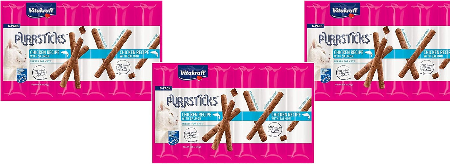 Vitakraft-18-Pack-of-Chicken-Purrsticks-Cat-Treats-Salmon-3