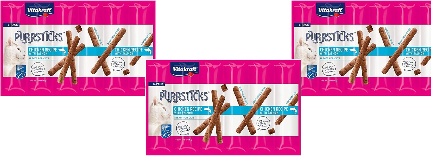 Vitakraft-18-Pack-of-Chicken-Purrsticks-Cat-Treats-with-Salmon-----383