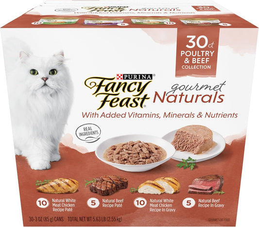 Purina-Fancy-Feast-Wet-Cat-Food-Variety-Pack-Gourmet-Naturals-Poultry-Beef---of1497