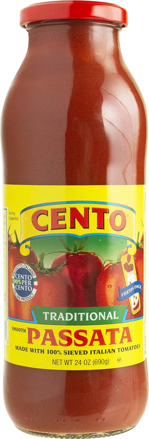 Cento-Puré-de-tomate-Passata,-24-onzas-(paquete-de-444