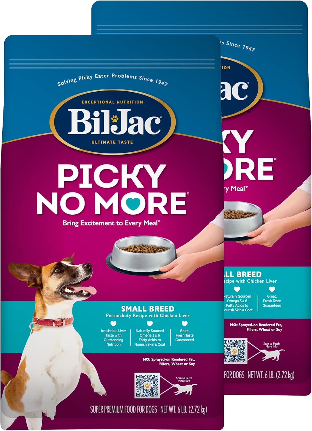 Bil-Jac-Picky-No-More-Small-Breed-Formula-Dry-Dog-Food,-All-Life-Stages,-1409