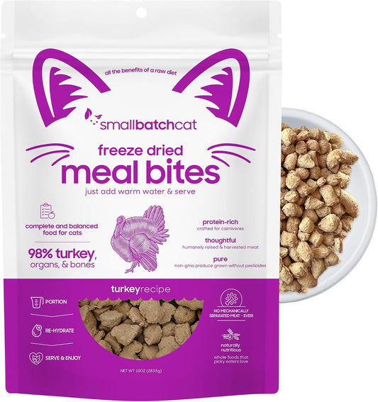smallbatch-Freeze-Dried-Raw-Cat-Food,-Shelf-Stable-Food-Bites,-Turkey-Recipe,-High-Protein-915