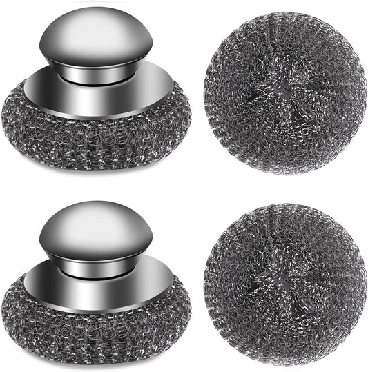4pcs-Steel-Wool-Scrubber-with-Replacement-Wire-Pads-Set,-Stainless-4367