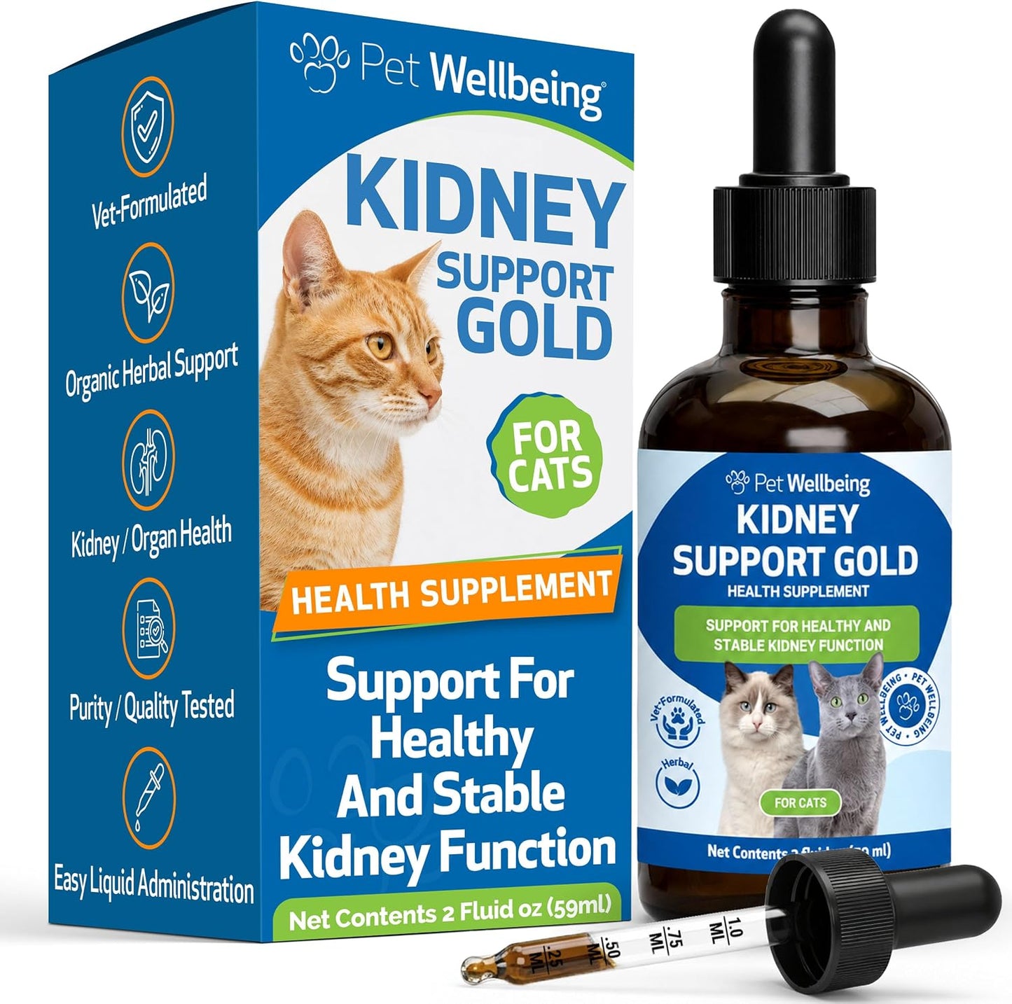 Pet-Wellbeing-Kidney-Support-Gold-for-Cats---Supports-Normal-Kidney-Function-&-1567
