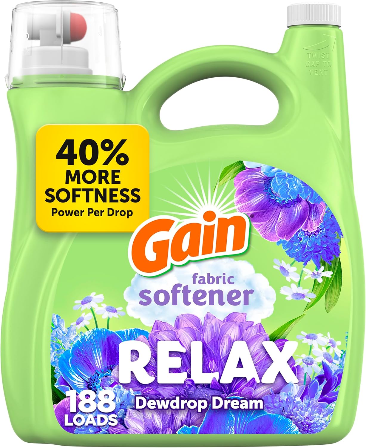 Gain-Liquid-Fabric-Softener-(Fabric-Conditioner),-Relax,-127-fl-oz,-3522