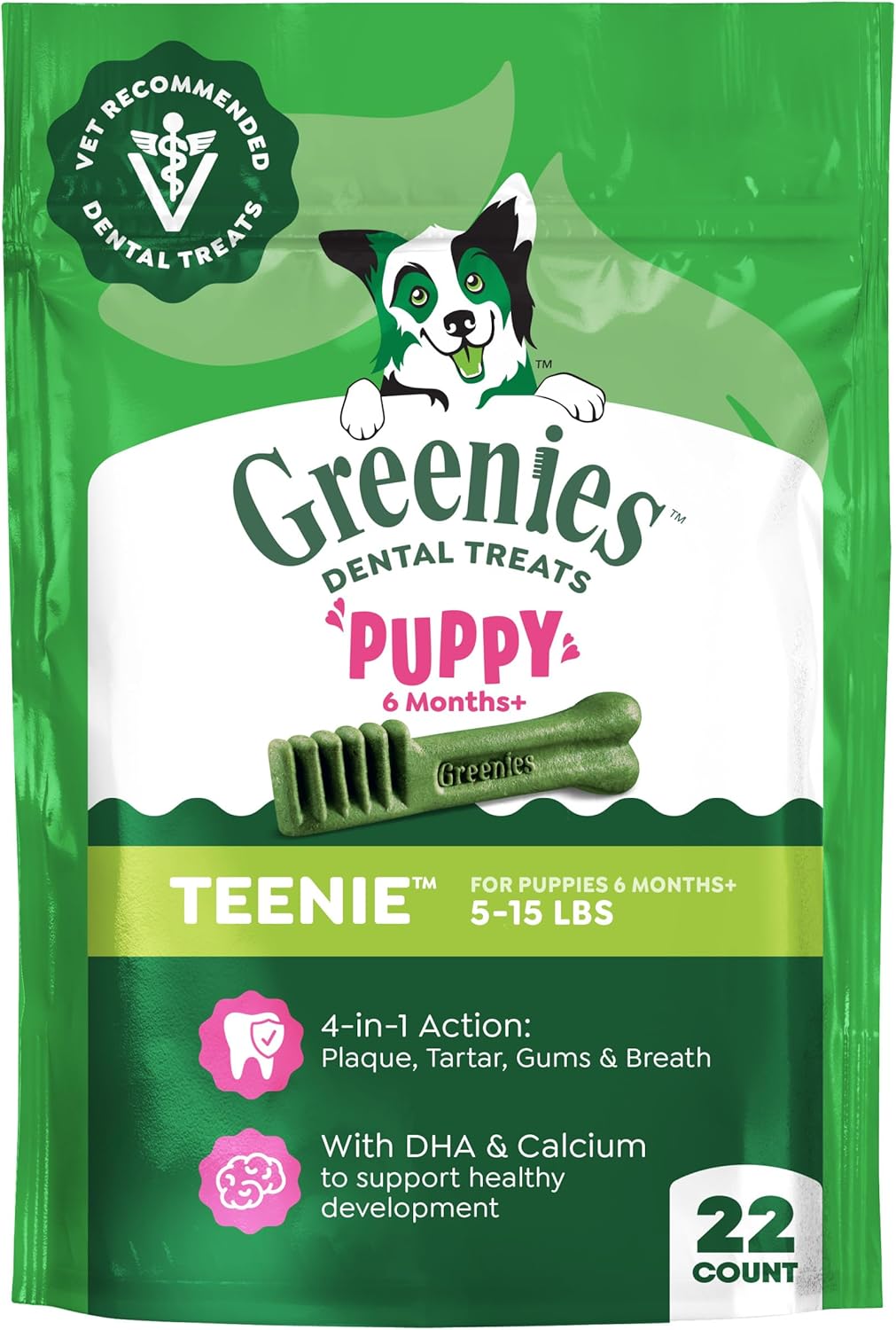 Greenies-Dog-Treats-Veterinarian-Recommended-Natural-Dental-Puppy-Treats-Teenie-Size,-6-Pack,-2737