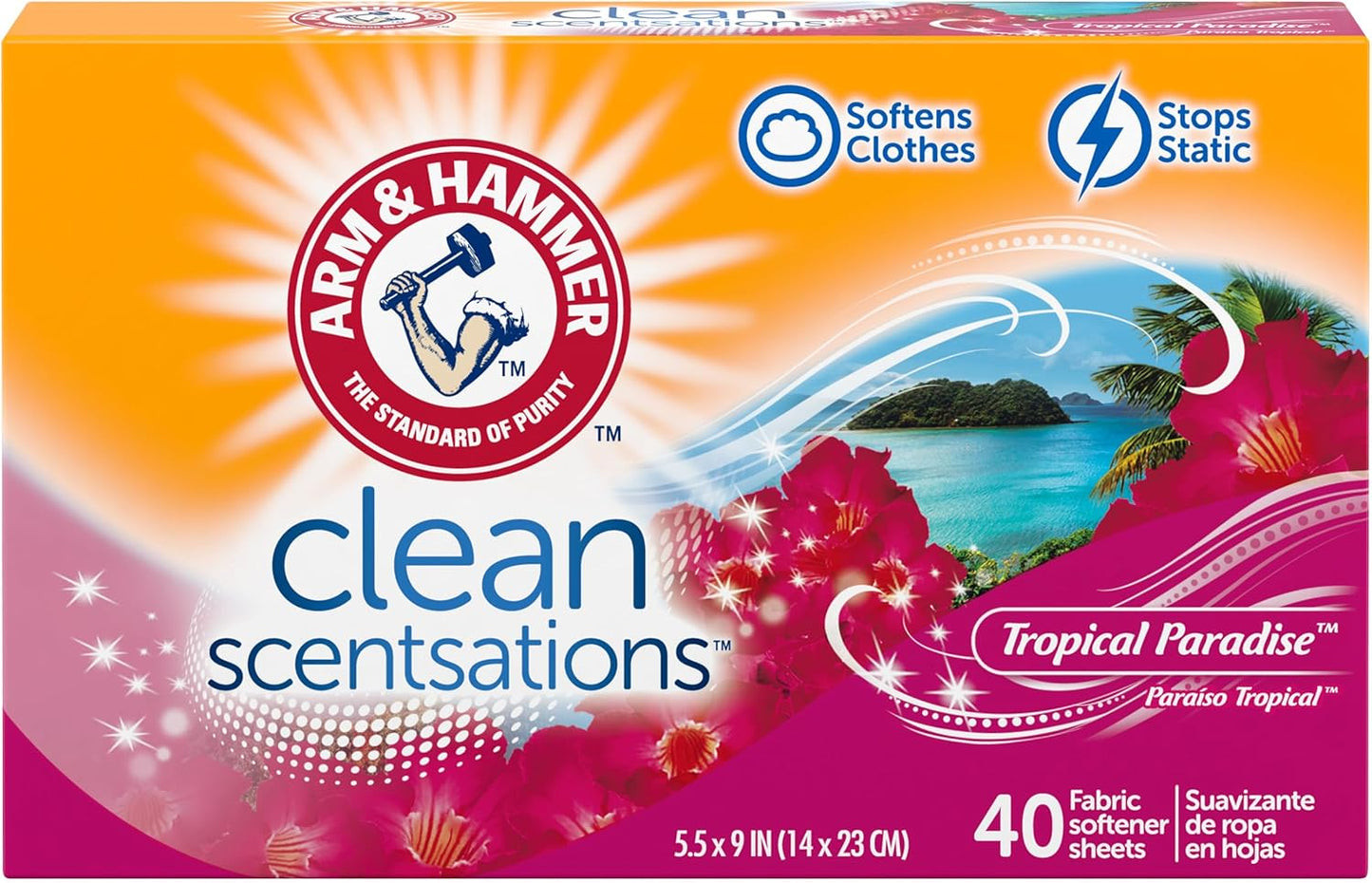 Arm-&-Hammer-Fabric-Softener-Sheets,-40-sheets,-Tropical-Paradise-1704