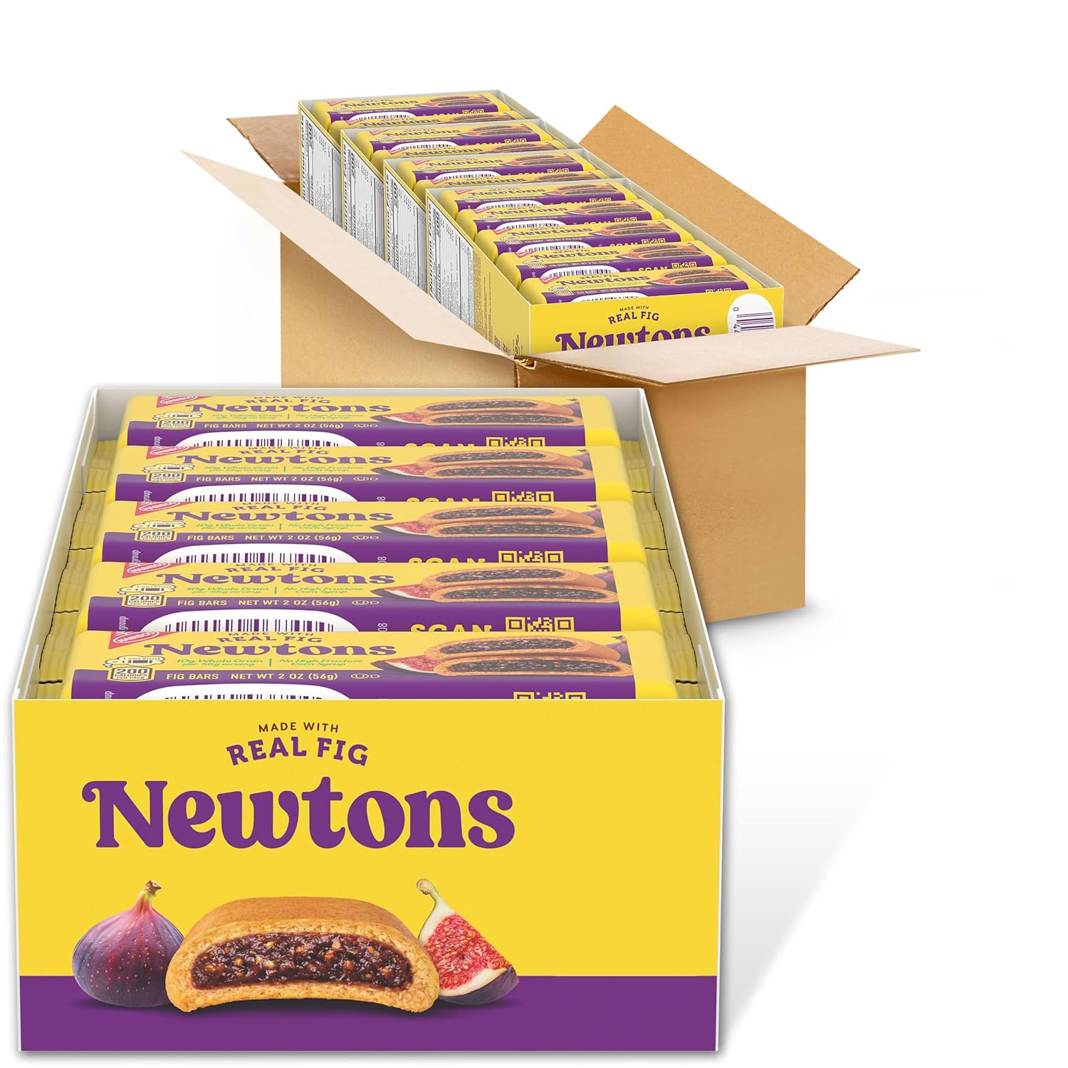 ??NEWTONS-Soft-Baked-Real-Fruit-Fig-Bars,-Fig-Cookies,-40-Snack--Packs-|-2-Per-2203